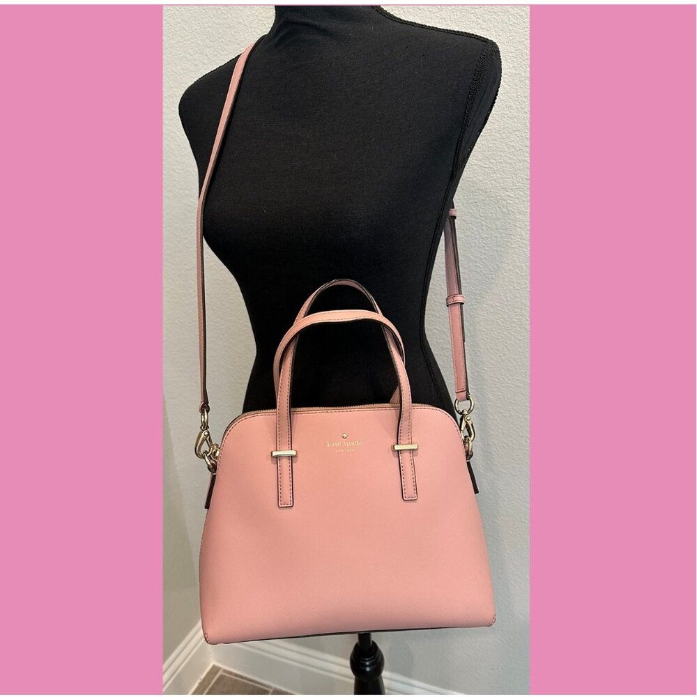 Kate Spade Cedar Street Maise pink crossbody satchel bag